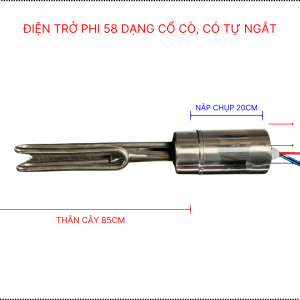 ĐIỆN TRỞ PHI 58 .DẠNG CỔ CÒ ,CÓ TỰ NGẮT